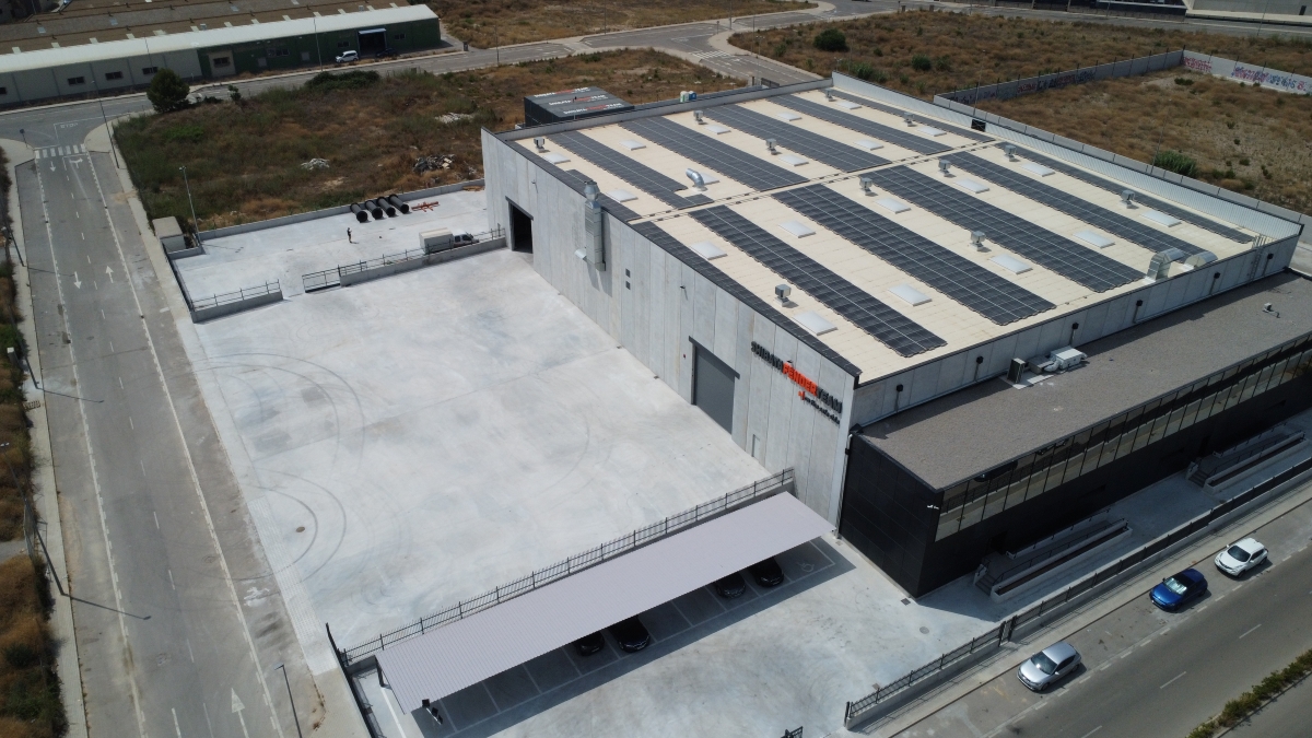Aerial view Facility Spain